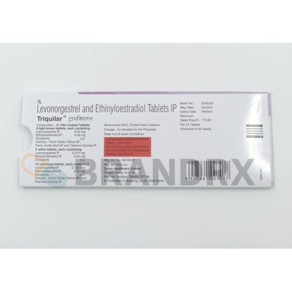 Triquilar 0.05/0.03 mg Schering